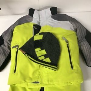Obermeyer size 6 snow pants, jacket and hat